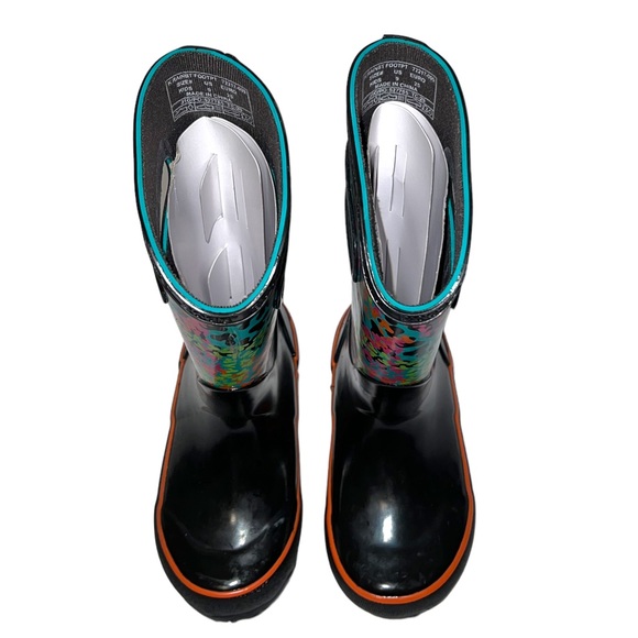Bogs Girls Footprint Waterproof Boots - Picture 5 of 10